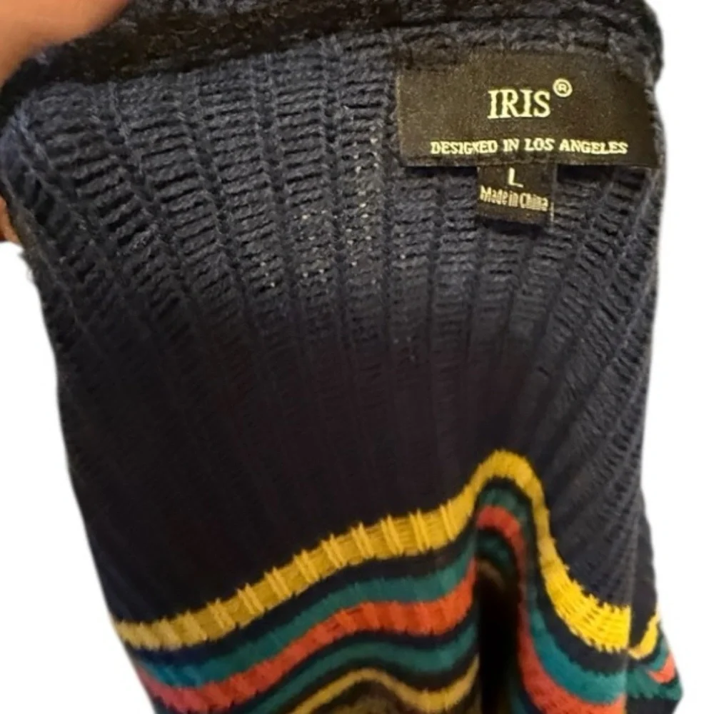 Iris Cardigan Sweater with Fringe - Picture 6 of 6